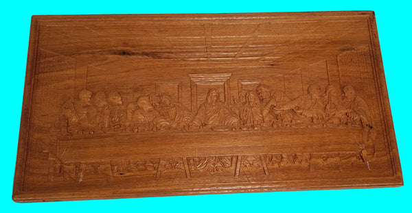 The Last Supper 3D carving in Tigerwood