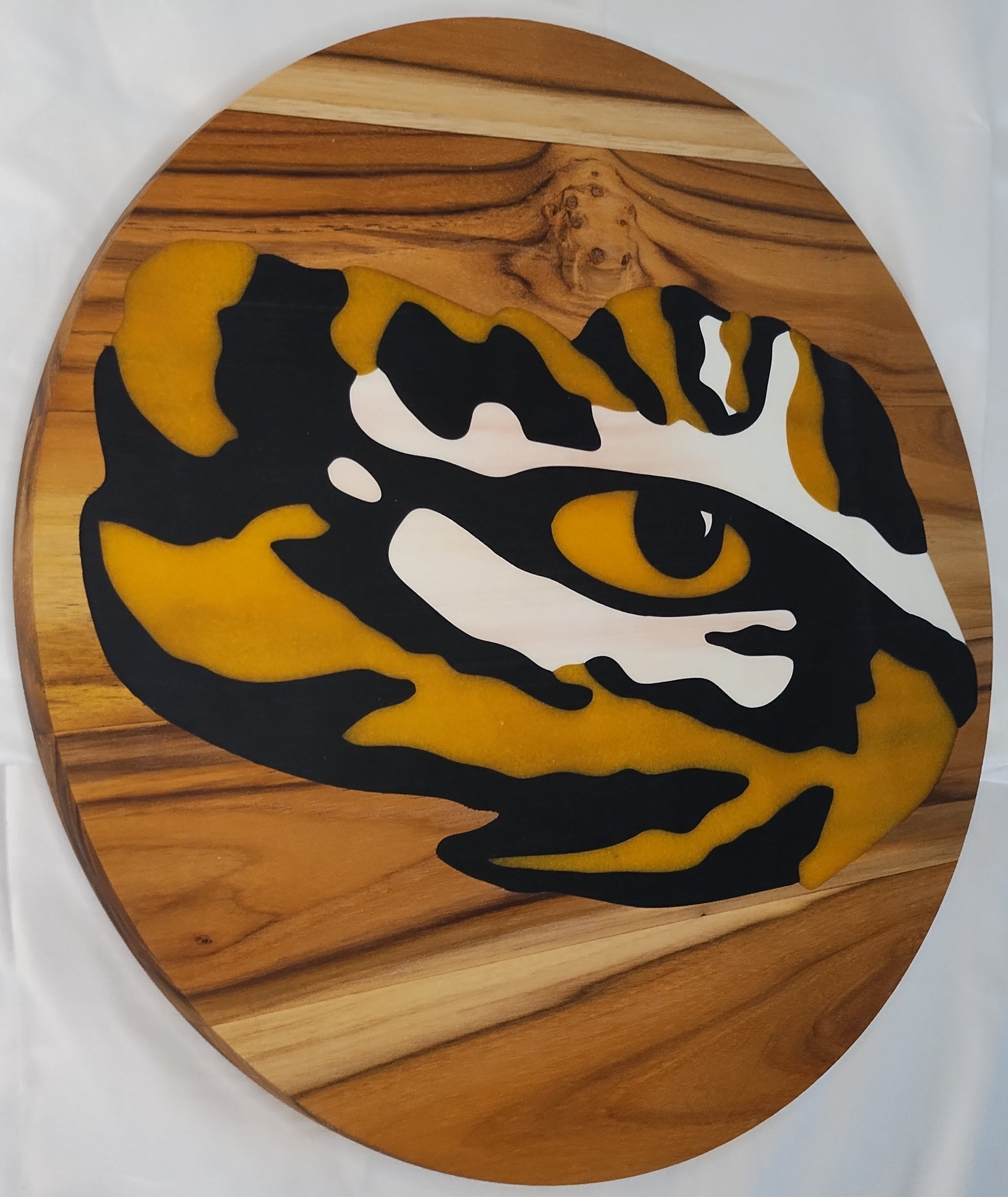 Tiger Eye 3 Color Epoxy Inlay