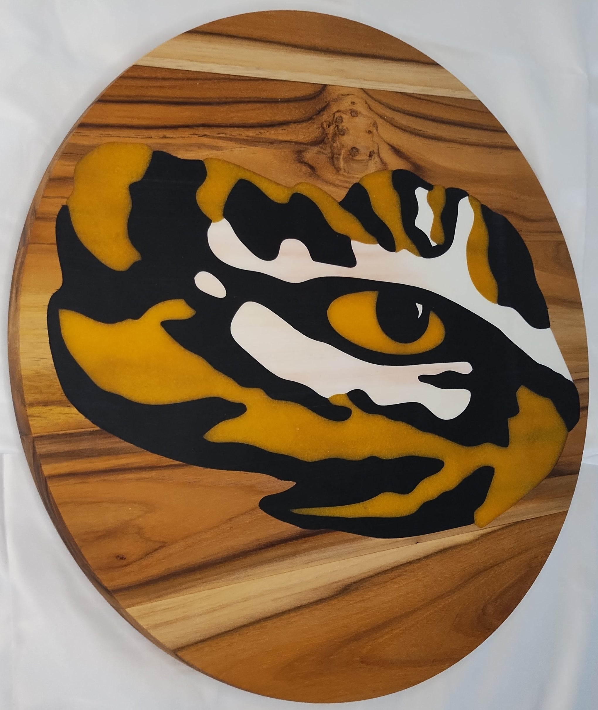 Tiger Eye 3 Color Epoxy Inlay