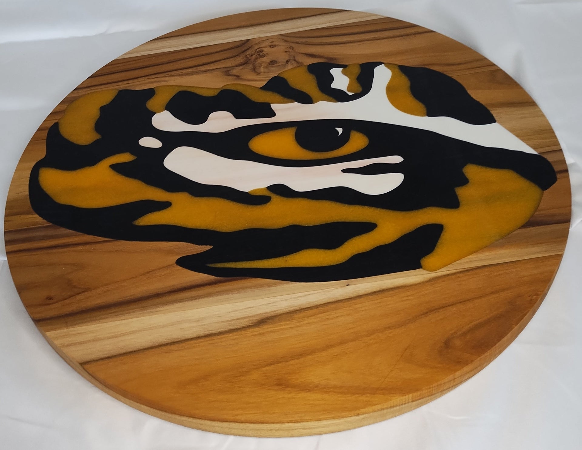Tiger Eye 3 Color Epoxy Inlay