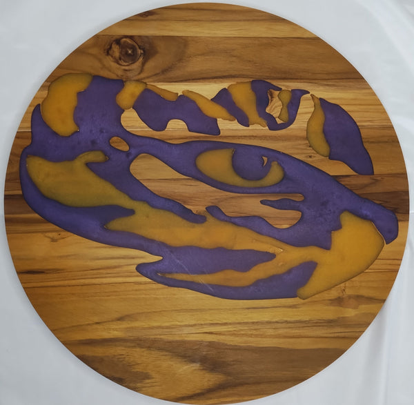 Tiger Eye 2 Color Epoxy Inlay